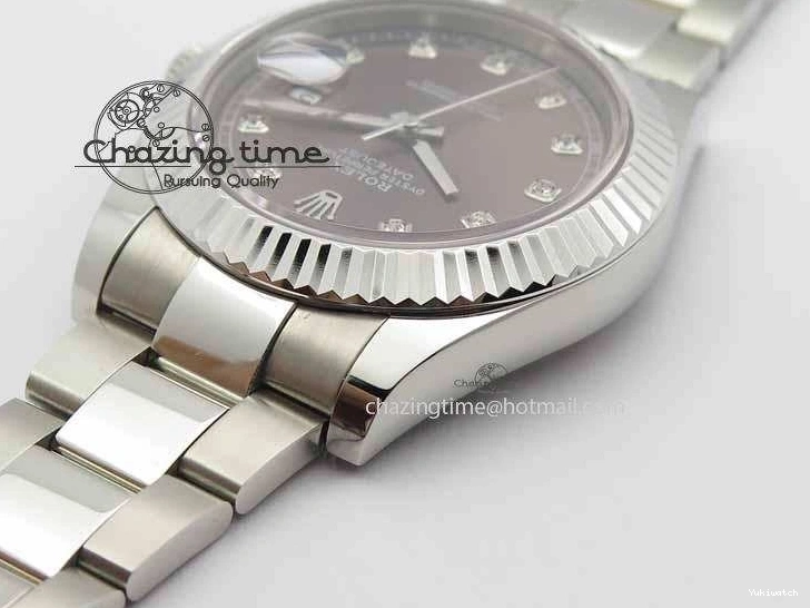 DateJust SS Diam Bracelet II Best SS Edition Maker On BP SA3136 Dial 41mm Gray 0314